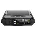 Wireless Heads Up Display for Cars Solar GPS Digital Speedometer with LCD Screen Overspeed Alarm KMH/MPH Time/Altitude/Temperature/Speed Display, Vibration Wake-Up, Auto-Brightness Adjustment