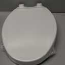 Elongated Toilet Seat with Built-In Toddler Seat 18.5" - Soft Close for Child & Adult, Potty Training Seat, Durable PP Toilet Seat, Easy Installation & Removal, Fits Most Toilet Bowls