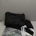 VTRIN Tall Shoe Rack with Cover, 10 Tier Shoe Organizer Storage for 50-55 Pairs Shoes and Boots Large Capacity Shoe Shelf with 8 Pockets Free Standing Shoe Rack for Closet, Entryway, Garage (Black)