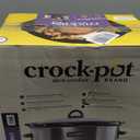 Crock-Pot Large 8-Quart Programmable Slow Cooker with Auto Warm Setting, Black Stainless Steel (Pack of 1) (8 Quarts)