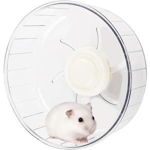 Super-Silent Hamster Exercise Wheel - Hamster Toys Cages Accessories 6.3 Inch Running Spinner Quite Runner for Small Animal Pet Gerbil Dwarf Hedgehog Rat Mouse Mice (6.3 inch)