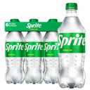2 x Sprite Lemon-Lime Caffeine Free Soda Soft Drink Bottles, 16.9 fl oz, 6 Pack