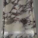 100% Real Luxury Natural Marble Vanity Tray Genuine Calacatta Viola Marble Stone Storage Trays for Home Decor Bathroom Vanity Dresser Kitchen, Non-Resin/Non-Ceramic, 11.7" x 7.8"