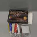 KIKYO Leather & Vinyl Repair Kit, Easily Fix Scratches, Tears, and Holes on Car Seat, Dash, Jacket, Shoe, Furniture, Sofa, Couch Upholstery, Simple Color Match for PU, Genuine & Faux Leather