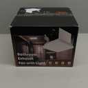 Fitop Bathroom Exhaust Fan with Light, 110 CFM 43W 1200LM Ceiling Mount Shower Ventilation Exhaust with Light, 1.0 Sones Bathroom Vent with Light, Bathroom Fan LED Light 3000K/4000K/5000K (White)