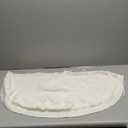 36 Inch White Knitted Christmas Tree Skirt: Small Thick Cable Knit Round Cream Tree Skirt for 4-6FT Tree Rustic Neutral Farmhouse Christmas Tree Decorations Tree Base Cover