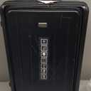 Premium Carry On Luggage, 20Inch+29 Inch Top Opening Airline Approved ABS+PC Hard Shell Suitcases with Silent Wheels, TSA Lock,Front Pocket and Wet-dry Separated Six-piece Set (Black)