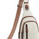 CLUCI Crossbody Bags for Women Men,Leather Sling Bag Cross Body Backpack for Woman Gifts for Women Birthday Unique