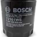 BOSCH 72161WS Workshop Engine Oil Filter - Compatible with Select Chrysler, Dodge, Ford, Jeep, Lexus, Lincoln, Mazda, Mercury, Suzuki, Toyota, Volkswagen