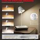 Honeywell M1 Cordless Table Lamp, Rechargeable Mood Light, Touch Dimming