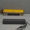 SOULION R50 Bluetooth Computer Speakers, 3.5mm PC Sound Bar for Desktop Monitor, Wired USB Powered & Colorful LED Lights with Switch Button, Surround Sound Soundbar PC Spearkers for Computer (Dark Grey)