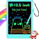 BUKEBU LCD Writing Tablet Doodle Board,10.5 inch Colorful Drawing Pad,Electronic Drawing Tablet, Drawing Pads,Travel Gifts for Kids Ages 3 4 5 6 7 8 Year Old Girls Boys (Blue)