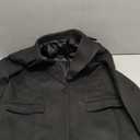 Women's 2026 Spring Fall Long Blazer Jackets Long Sleeve Lapel Pockets Loose Fit Work Casual Blazers Outerwear Black L