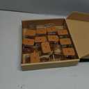 28Pcs Chair Leg Floor Protectors Rectangle for Hardwood Floors Silicone Caps Covers Felt Furniture Pads Clear Chair Sliders, Protect The Floor from Scratches(Fit:L 1.12"-1.5",W 0.75"-1")