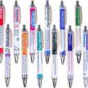 YJ PREMIUMS 12 PC Pharmacy Pens for Nurse & Pharmacist | Funny Drug Nursing Week Pharmacy Tech Technician Gifts for Women Needle Vaccine Syringe Pill Medicine Pen Supplies Accessories Bulk