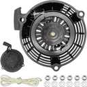 YGQ Pull Start Assembly for Honda GCV135 GCV160 GCV190 28400-Z0L-V20ZA Black Recoil Starter for GCV 160 Lawn Mower Pressure Wahser