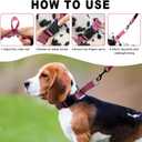 Martingale Collar for Dogs,Reflective Martingale Dog Collars with Quick Release Buckle,Adjustable Nylon No Pull Dog Collar for Walking Training (Red, Extra Large) (Medium)