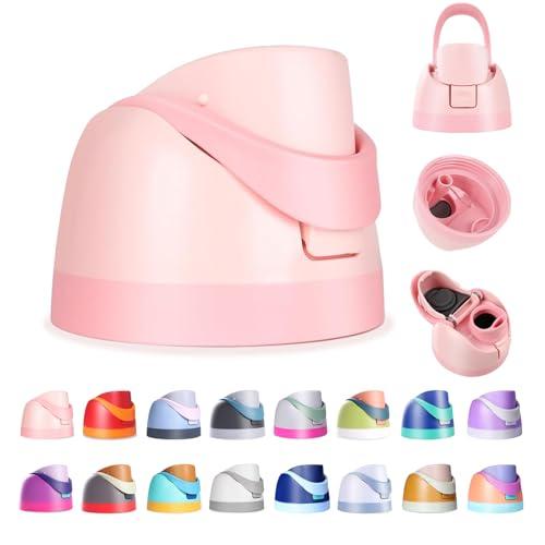 Ruzkq Replacement Lid for Owala Freesip, Compatible with Owala Cup 16oz 24oz 32oz 40oz, One Button Water Bottle Top Lid Replacement Accessory, Leakproof, BPA-Free, Pink