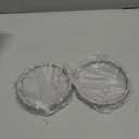 PATIKIL Plant Pot Saucers 4.5 Inch, 2 Pack Ceramic Round Flower Drip Tray for Indoor Outdoor, Gray