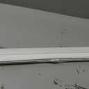 Redi Shade No Tools Easy Lift Trim-at-Home Cordless Pleated Light Filtering Fabric Shade White, 36" W x 64" L, (Fits windows 19"- 36")