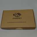 PHOEPET No Pull Dog Harness Medium Reflective Front Clip Vest with Handle,Adjustable 2 Metal Rings 3 Buckles,[Easy to Put on & Take Off](M, Orange)