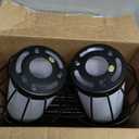 2 Pack Solar Lights Outdoor with Plant Stands, Solar Floor Lamps, Black Metal Tripod Deck Lights, Patio Decor for Garden Yard Pathway Driveway Porch