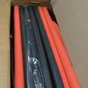 55" Toddler Mini Trampoline for Kids, Indoor Outdoor Toys with Swing, 440lbs Baby Kids Trampoline, Gymnastics Bar, Birthday Gifts for Boy Girl Age 1-8 (Green-Orange)