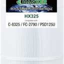 C-8325 Spa Filter Cartridge Replacement for Sundance Spa Filter 6540-490, Filbur FC-2790, PSD125U, 817 0050, 03FIL1400, 81254, 125 Sq.Ft. Spa Hot Tub Filter, Pack of 1 