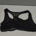 SweatyRocks Women's Sheer Mesh Racerback Sport Bra Sexy Soft Bralette Undershirt Halter Crop Top Size M