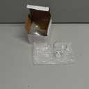 Sumind 2 Pcs Mr and Mrs Wedding Gifts for Bride and Groom, Wine Glasses 2 oz Mr and Mrs Wedding, Married, Anniversary and Engagement Gifts Stemless Wine Glass for Newlyweds Couple(Black Lettering)