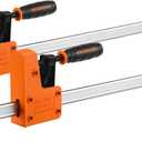 Jorgensen 18 Bar Clamp Set, 2-pack 90 Parallel Clamp Cabinet Master, Steel Jaw Bar Clamp for Woodworking, 1500 lbs load Limited