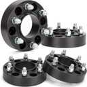 KSP 6x135 Wheel Spacers for f150 2004-2014, 1.5"(38mm) Spacer with Hub Lip Compatible with Ford Expedition 2003-2014, Forged Spacer with M14X2 Thread 87.1mm Center Bore fit Navigator Mark LT 2005-14 (Black)