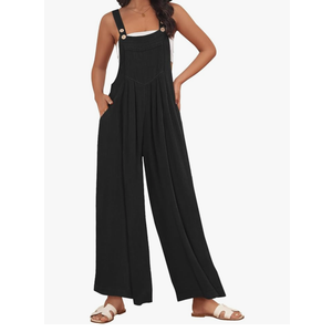 AUTOMET Womens Beach Vacation Outfits Jumpsuits Overalls Wide Leg Casual Summer Spring Outfits Rompers Trendy Jumpers XL