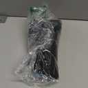 CUPSHE Women's One Piece Swimsuit Square Neck Cutout Back Tummy Control Adjustable Straps Striped Swimwear, M Black.XL