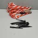 12 Pack Outdoor Christmas Decorations Solar Candy Cane Lights Solar Christmas Pathway Lights Outdoor Waterproof with Star & Bright LED 8 Modes Xmas Decorations for Outside Yard Garden