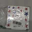 100 Pcs Patriotic Napkins 6.5 Inch 4th of July Paper Napkins Disposable Beverage Napkins Red White Blue Star Napkins for Independence Day Memorial Day Veterans Day Party Supplies