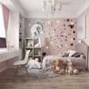 DIY Wall Decals Acrylic Mirror Sticker Set 60 Pcs, Circle Mirror Wall Stickers for Living Room Bedroom Decor(Silver)