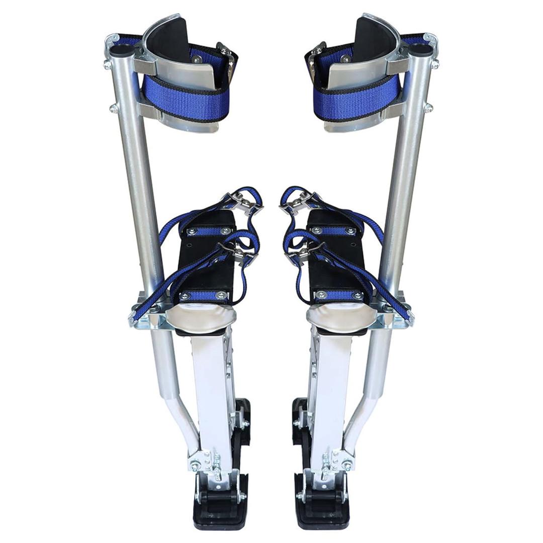 marddpair Drywall Stilts 15-23 inch Grade Adjustable Auminum Tool Stilt for Painting or Cleaning - Silver marddpair Drywall Stilts 15-23 inch Grade Adjustable Auminum Tool Stilt for Painting or Cleaning - Silver