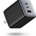 wegear 100W USB C Wall Charger, 3-Port PPS PD 3.0 Compact Foldable Wall Charger Block, Fast Power Adapter for MacBook Pro/Air, Dell XPS, iPad Pro, iPhone 17/16/15, Galaxy S25/S24, (Black)