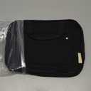 BAGSMART Toiletry Bag Travel Bag with Hanging Hook, Water-resistant Makeup Cosmetic Bag Travel Organizer for Accessories, Shampoo, Full-size Container, Toiletries (Black, Medium)