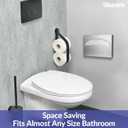 Stardrix Stainless Steel Toilet Seat Cover Dispenser, Wall Mount Single or 1/2 Fold Large Capacity Toilet Seat Covers Holder for Commercial and Residential, Brushed