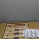 9 IN 1 Bamboo Foil and Plastic Wrap Organizer for Kitchen Drawer, Plastic Bag Organizer Organization and Storage, Food Storage Bag Organizer with Labels for Quart Gallon Snack Sandwich Bag (Natural)