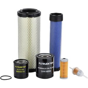 LVA21036 Maintenance Filter Kit fits for John Deere 1025R 2025R Compact Utility Tractor with Yanmar 3TNV80F Engine Replaces M131802 M131803 LVA16054 AM116304 MIU804763 M806418