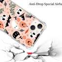 2 x WidofvSpky Trippy Hippie Halloween Phone Case Pumpkin Autumn Fall Cover for iPhone 13, Cute Cats Stars floral Plants Pattern for Girls Boys and Women,Trendy TPU Bumper Case for iPhone 13