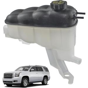 Coolant Expansion Reservoir Tank With Cap Compatible With 2015-2020 Cadillac Escalade ESV Chevrolet Silverado 1500 Suburban 3500 HD Tahoe GMC Sierra 1500 Yukon XL Replaces 22856231 603-973