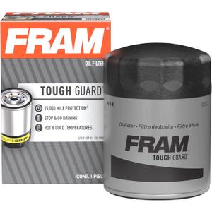 FRAM Tough Guard Replacement Oil Filter TG10358, Designed for Interval Full-Flow Changes Lasting Up to 15K Miles