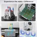 FLASHFORGE AD5X Multi-Color 3D Printer 4 Colors with IFS, Fully Auto Leveling FDM 3D Printer with Max 600mm/s High Speed Printing and Max 300C Nozzle, Large Printing Size 220 * 220 * 220mm