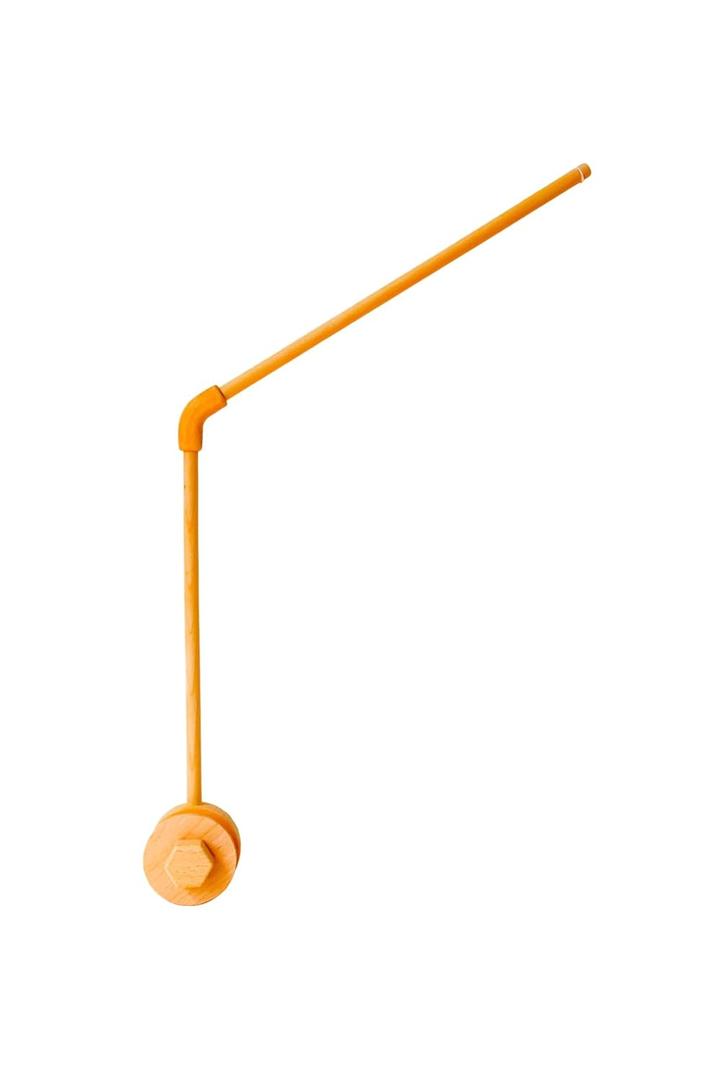 Baby Crib Mobile Arm, Unpainted Beech Wood, Rotatable Bed Mobile Holder, Adjustable Mounting Bracket