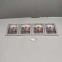 KINLINK 4x6 Picture Frame Silver Set of 4, Wooden Photo Frames with Plexiglass for 4x6 without Mat for Table and Wall Display