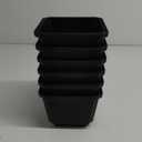 Bed Risers Heavy Duty 5 Inches Bed Elevators, Set of 6 Lifts Up 3,000 lbs Furniture Riser for Sofa and Table, Black